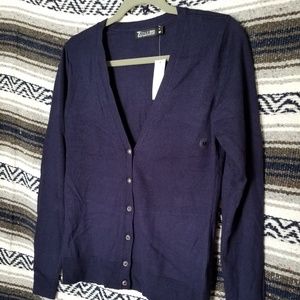 New Sapphire blue or black light cardigan.